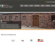 Tablet Screenshot of cdelectricaluk.com